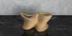 Parametric Wavy Wooden Furniture 44 - Coffee Table Design / CNC files for cutting