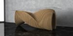 Parametric Wavy Wooden Furniture 46 - Dinner Table - / CNC files for cutting
