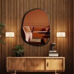Irregular Modern Mirror, Asymmetrical Gold Framed Mirror, Aesthetic Home Decor, Bathroom Mirror, Entryway Wall Mirror, Mirror Wall Decor