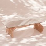 Parametric Table Wavy CNC Cut Files Art Decor Wavy Wooden Table Decor svg dxf eps / CNC files for cutting