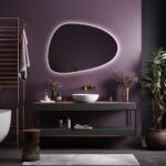 RGB LED MIRROR | Dimmable & Smartphone Control | Irregular Vanity Mirror | Large Wall Mirror with Lights | Modern Mirror |Backlit led Mirror