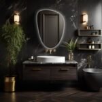 RGB LED MIRROR | Dimmable & Smartphone Control | Irregular Vanity Mirror | Large Wall Mirror with Lights | Modern Mirror |Backlit led Mirror