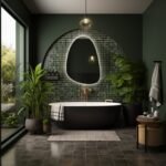 RGB LED MIRROR | Dimmable & Smartphone Control | Irregular Vanity Mirror | Large Wall Mirror with Lights | Modern Mirror |Backlit led Mirror