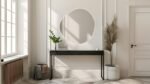 Circular Asymmetrical LED Mirror, Irregular Illuminated Bathroom Mirror, Circular Aesthetic Led Mirror, Makeup LED Mirror, Mirror Wall Decor