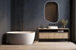 Modern Asymmetrical Led Mirror, Irregular Illuminated Bedroom Mirror, Aesthetic Mirror, Led Bathroom Decor, Elegant Housewarming Gift