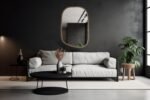 Modern Asymmetrical Led Mirror, Irregular Illuminated Bedroom Mirror, Aesthetic Mirror, Led Bathroom Decor, Elegant Housewarming Gift