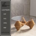 Parametric Design Table Plan Parametric Art Furniture Wooden Coffee Table,Parametric Table Orbs,Coffee Table Plan With Glass,Handcrafted Cnc