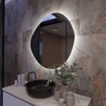Elara , Asymmetrical , Irregular ,Bathroom, Washbasin Mirror, Led, Decorative Mirror, Led Mirror, Mirror,Touch Led , Touch Switch