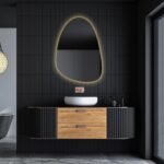 RGB LED MIRROR | Dimmable & Smartphone Control | Irregular Vanity Mirror | Large Wall Mirror with Lights | Modern Mirror |Backlit led Mirror